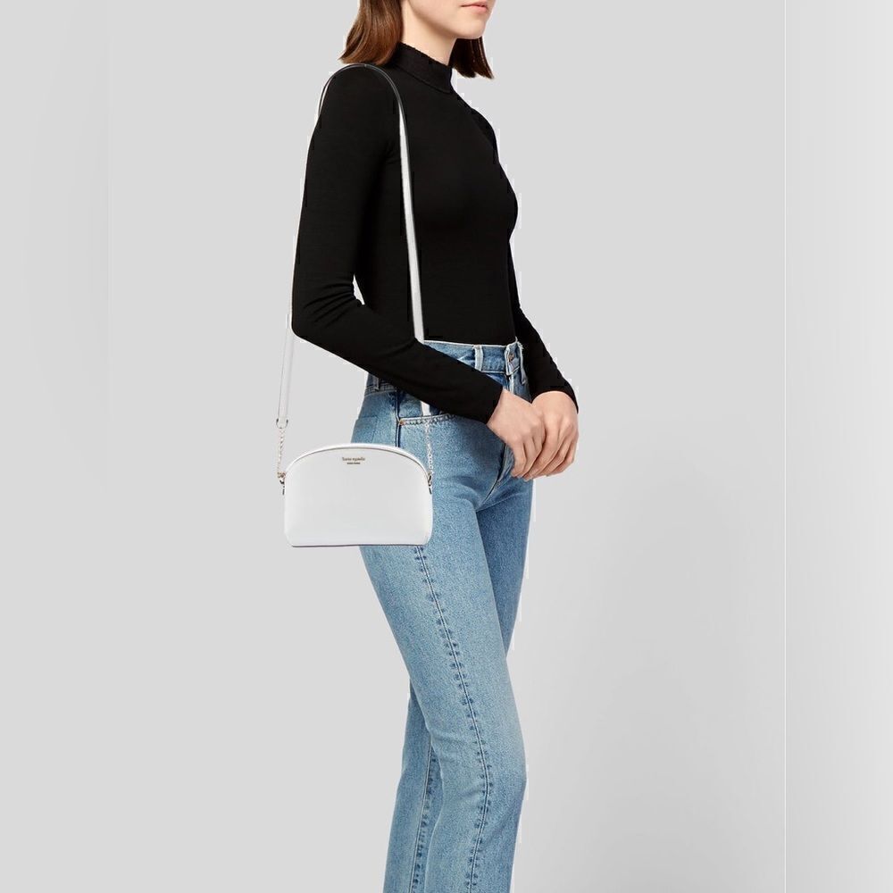 KATE SPADE NEW YORK | BRAND NEW |  Saffiano Leather Crossbody Bag in Bone.